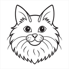 A Majestic and Gentle Ragdoll Cat, a Beautiful Purebred Feline with a Soft, Silky Coat and Striking Blue Eyes, Known for its Docile Nature