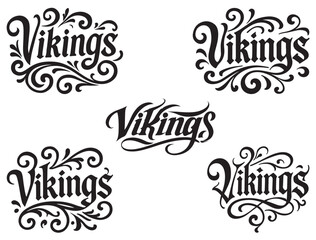 VIKINGS TYPOGRAPHY