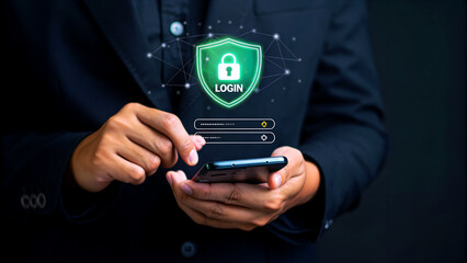Secure your digital world by logging in safely with your smartphone, protecting your data from threats.