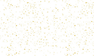 confetti falling down isolated on transparent background