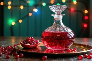 A majestic white owl with outstretched wings perches atop a glowing spiral ice sculpture in an enchanted frozen cavern.