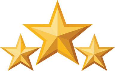 Obraz premium Golden stars vector design for christmas decoration. Gold star icon