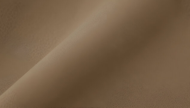 Abstract Background of Brown Fabric with Soft Texture and Gentle Folds