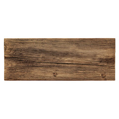 Naklejka premium Rustic Weathered Wooden Plank with Beautiful Grain Pattern