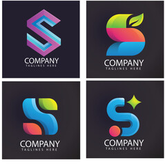 Collection of abstract letter S logo designs, vector graphic icons for business and technology, colored symbol graphics
See less
2025-2060. 