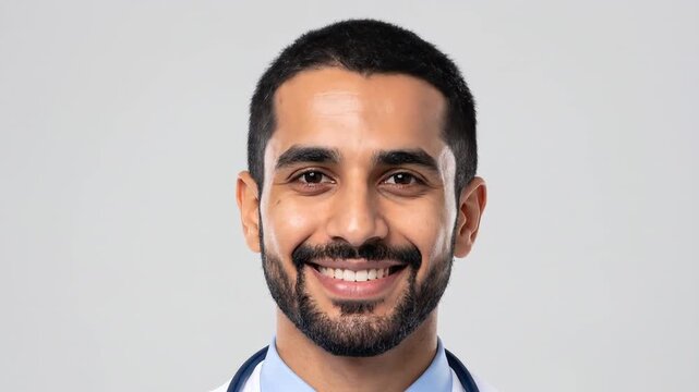 Smiling doctor portrait