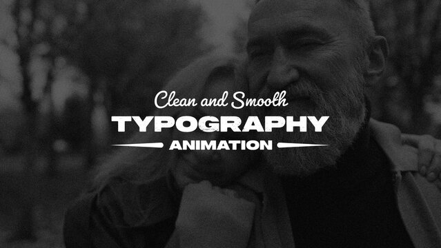 Clean and Smooth Typography Animation