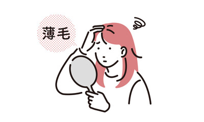 抜毛に悩む女性