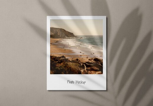 Polaroid Photo Mockup