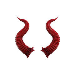 Red Dragon Horns Fantasy Cosplay Halloween