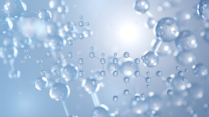 cefotaxime molecular structure 3d, broad-spectrum antibiotic structural chemical formula view from a microscope