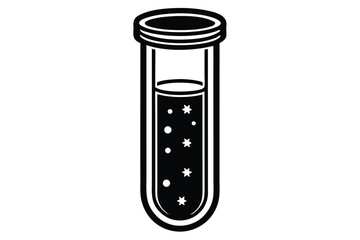 test tube vector icon