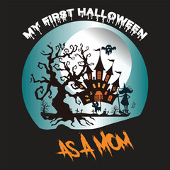 Helloween Illustration poster design