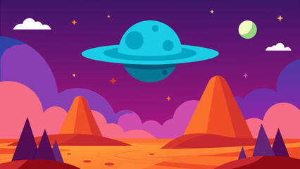 Mysterious Sci Fi Alien Landscape a Vision of Extraterrestrial Nature