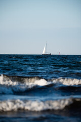 sailboat on the sea