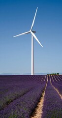 Turbine eoliche che si ergono su un campo, simbolo dell'energia rinnovabile
