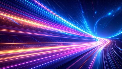 Abstract speed tunnel