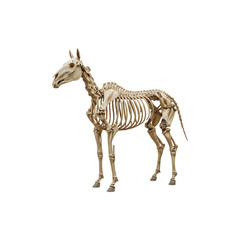 Skeleton of donkey eerie animal bones creepy Hallowen decoration
