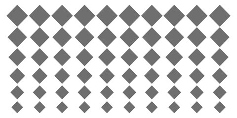 Seamless diamond harlequin geometric background pattern. Tileable black and white circus clown vintage wallpaper texture. Monochrome greyscale rhombus tile mosaic or diagonal checker backdrop.