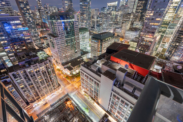 Toronto, Canada Skyline and Cityscape from Within