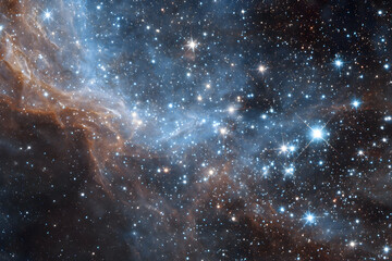 Obraz premium Celestial Tapestry: A Deep Space Nebula