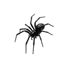 Creepy Black Spider Prop For Haunted House Hallowee Displays