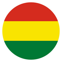 Flag of bolivia circle