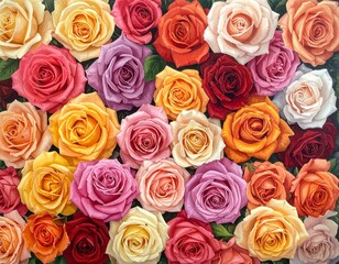 Blooming Rose Petals Wallpaper