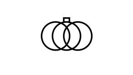 pumpkin illustration simple transparent VECTOR