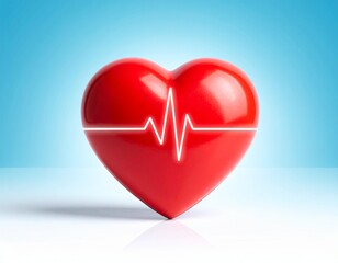 heart and heartbeat symbol