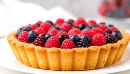 A delicious-looking fruit tart
