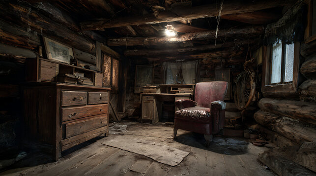 A sad tale unfolded through the abandoned furniture in a prospector's hut (2)