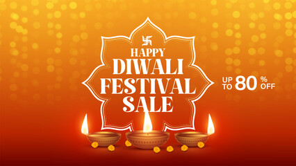 Diwali Sale Offer Discount Poster Design. Premium Luxury Advertising Logo label Design vector layered. Diwali Sale Label Design Template Vector Layered illustration.