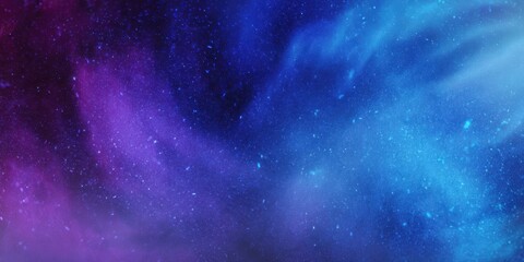 Obraz premium Beautiful Cosmic Nebula with Vibrant Colors and Starry Background