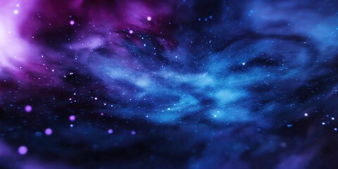 Fototapeta premium Colorful Galaxy with Stars and Nebula in Deep Space Background