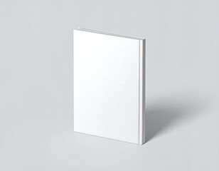 Clean white hardcover book mockup ready for your custom design and branding