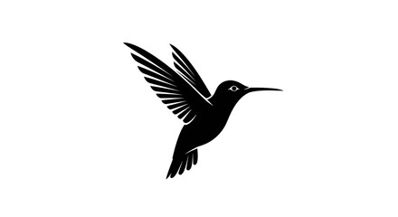 Obraz premium Hummingbird silhouette graphic design
