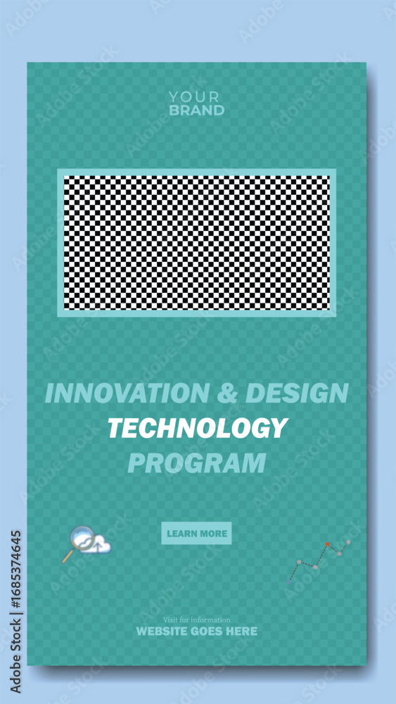 Fototapete futuristic innovation and design technology program with a person working on a digital interface in 