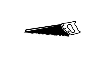 Obraz premium Hand saw illustration