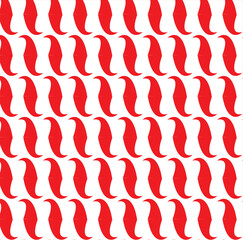 Crimson Curl Pattern Vector Illustration with Elegant Swirls and Rich Color Design