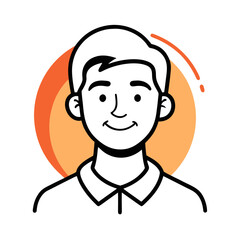 Obraz premium cartoon character of a man