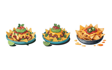 A vibrant plate of nachos with fresh toppings, ready to be enjoyed in a cozy setting.