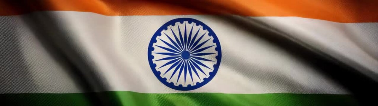 Flag waving in the wind, symbol of national pride and identity.