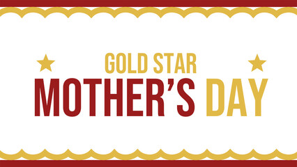 Gold Star Mother's Day illustration Recognizing the Courage and Strength of Mothers Who Have Lost Children in Service