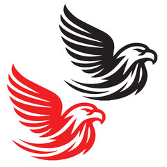 Eagle brand logo design victor Illustration