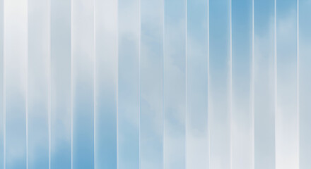 Obraz premium Elegant vertical stripes background with soft blue gradient and subtle cloud textures