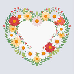 Heart Shaped Floral Arrangement