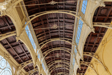 Spa center and colonnade of the famous Marianske Lazne spa, Czech Republic