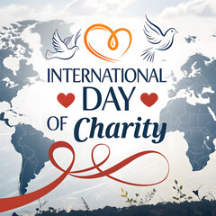 Naklejka premium International day of charity 2025