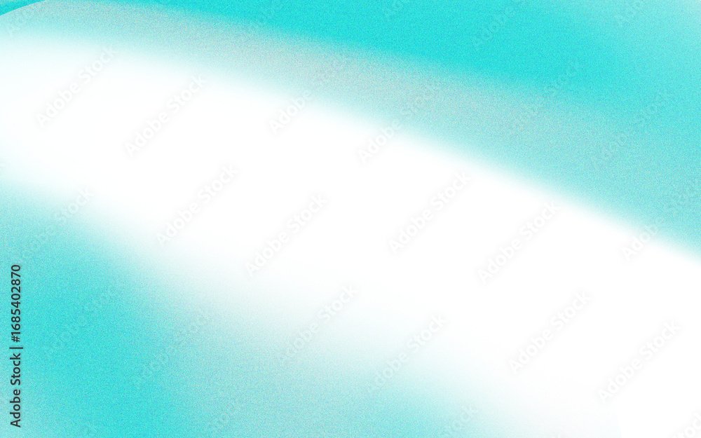 Poster abstract teal and black shapes with soft edges. a dark, elongated form is centrally positioned again